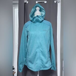 Columbia Women’s Teal Hooded Full-Zip Jacket